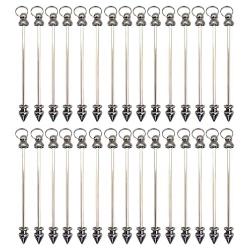 30pieces Mehrzweck Metallstangen Anhänger Schmuckversorgung Metallstab Charme Für Künstlerische Ohrringe Halsketten Perlenversorgungen von Tmboryuu
