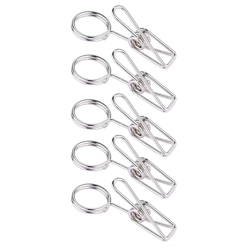 5pieces Double Head Metal Card Clip Eisendraht Fotoständer Mit Metall Clip Visitenkartenständer Für Schreibtisch Organisation Business Clamp von Tmboryuu