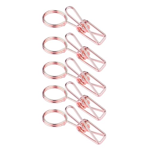 5pieces Double Head Metal Card Clip Eisendraht Fotoständer Mit Metall Clip Visitenkartenständer Für Schreibtisch Organisation Business Clamp von Tmboryuu
