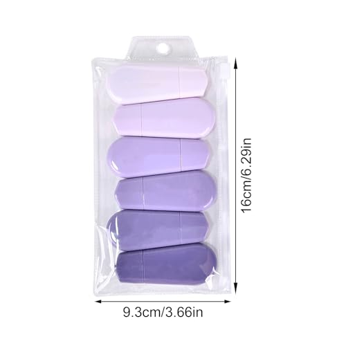 6 PCs White Out Tape Gradienten Korrekturband Ästhetische Korrektur Rollers Schulbürovorräte Für Schüler von Tmboryuu