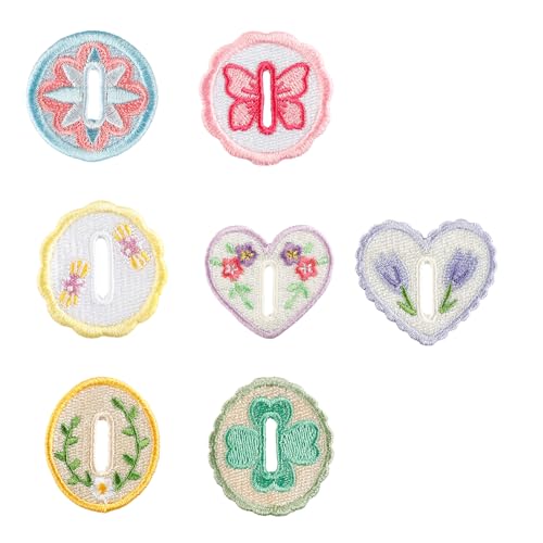7 PCs Bestickte Flecken Herzförmige Nähflecken Eisen Auf Applique Sewess Für Kleiderknopf Bestickte Eiserne Herzförmige Sewäge 7 PCs Bestickte Flecken Herzförmige Nähflecken Eisen Auf Applique Sewess Für Kleiderknopf Bestickte Eiserne Herzförmige Sewäge von Tmboryuu