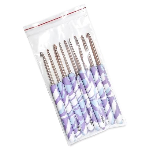 9/11pcs Ergonomischer Häkelhaken Für Häkelstrickprojekt Anfänger Strick Häkelhakennadel Zum Häkelpullover von Tmboryuu