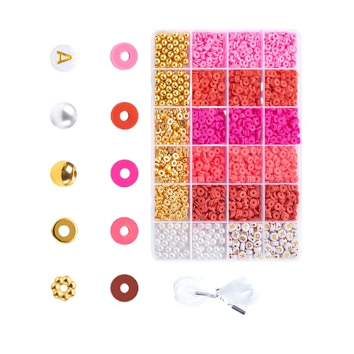 Clay Perlen Round Spacer Perlen Perlen Set Bunfle Perlen Basteln Perlen Schmuckperlen Für Armbänder Clay Perlen Round Spacer Perlen Perlen Set Bunfle Perlen Basteln Perlen Schmuckperlen Für Armbänder von Tmboryuu