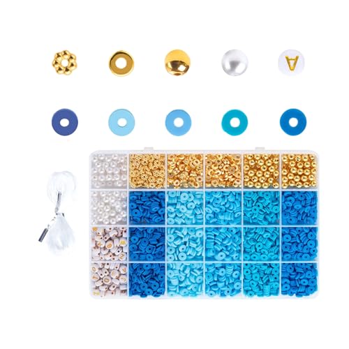 Clay Perlen Round Spacer Perlen Perlen Set Bunfle Perlen Basteln Perlen Schmuckperlen Für Armbänder Clay Perlen Round Spacer Perlen Perlen Set Bunfle Perlen Basteln Perlen Schmuckperlen Für Armbänder von Tmboryuu