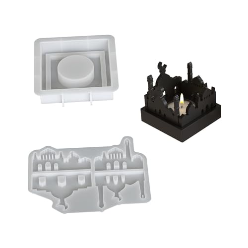 Flexible Silikonform Erzeugen Häuser Form Kerzenhalter Formen Handwerkstool Für Heimdekoration Und Geschenke Geeignet Flexible Silikonform Erzeugen Häuser Form Kerzenhalter Formen Handwerkstool Für Heimdekoration Und Geschenke Geeignet von Tmboryuu