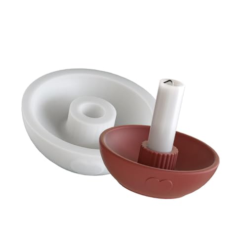 Flexible Silikonkerzenhalter Formen Für Harzguss Wiederverwendbares Handwerk Weihnachten Home Decors Accessoires von Tmboryuu