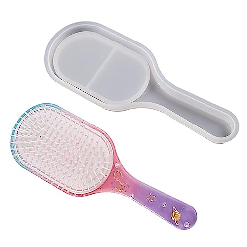 Haarbürste Epoxidharzform Handgefertigt Kamm Silikonform Haarstyling Kammwerkzeug Für Schmuckhandwerk Machen von Tmboryuu