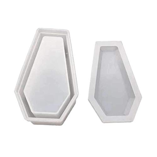 Harzkristall Epoxidform Sarg Sargkasten Silikonform Halloween Gothic Container Handwerk Machen Werkzeuge Harzform Schlüsselbund von Tmboryuu