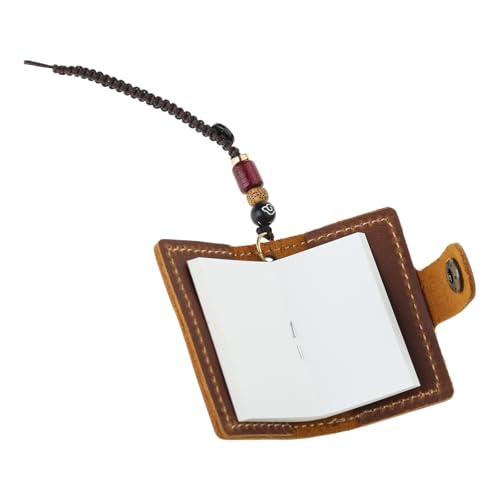 Kleines Ledernotizbuch 2.4x1.57inch Pocket Journal Notozel Nachfüllbar 64 Seiten Ungefügt Für Schreiben Von Skizzieren Von Leder von Tmboryuu
