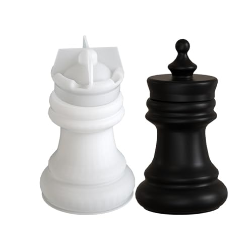 Kreatives Silikonform Einzigartige Haus Decors Schachform Kerzenhalter Schimmel Multifunktionale Kerzenwärmwärmeformen von Tmboryuu