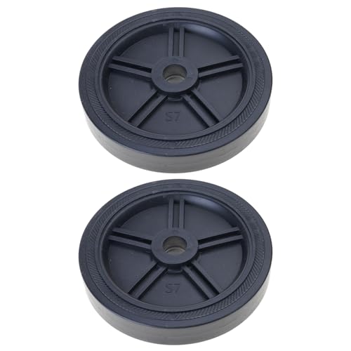Luftkompressorrad 2 Pack Haltbarkeit Ruhige Rollen 20mm Mount Loch Hochleistungsrollen Mobilitätszubehör Ruhige Mobilität Luftkompressorzubehör von Tmboryuu