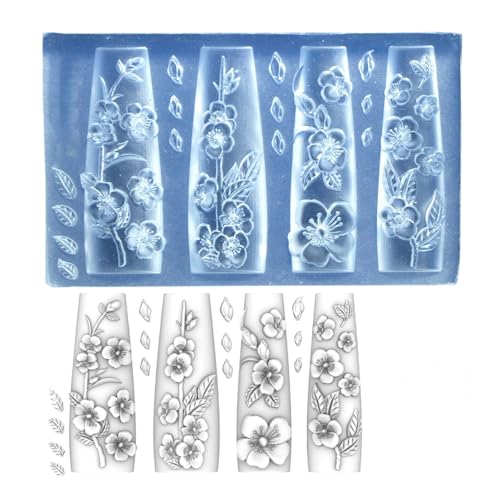 Schöne 3d Blumennägel Kunst Silikon Schimmel Elegante Schnitzblütennägel Art Accessoire Form Für Handwerksharz Design Schöne 3d Blumennägel Kunst Silikon Schimmel Elegante Schnitzblütennägel Art Accessoire Form Für Handwerksharz Design von Tmboryuu