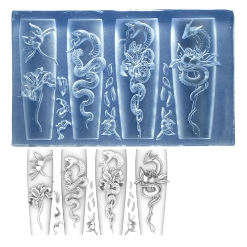Schöne 3d Blumennägel Kunst Silikon Schimmel Elegante Schnitzblütennägel Art Accessoire Form Für Handwerksharz Design Schöne 3d Blumennägel Kunst Silikon Schimmel Elegante Schnitzblütennägel Art Accessoire Form Für Handwerksharz Design von Tmboryuu