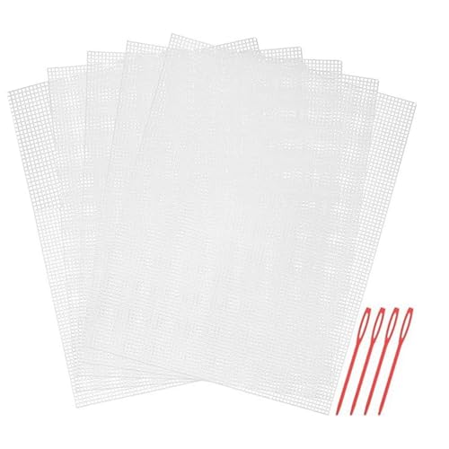 Tmboryuu 5 PCs Kunststoffnetze Canvas Blätter Augennetz Nadelspitze Leinwand Stickerei Für Garn Crafting Strick Häkelprojekte Tmboryuu 5 PCs Kunststoffnetze Canvas Blätter Augennetz Nadelspitze Leinwand Stickerei Für Garn Crafting Strick Häkelprojekte von Tmboryuu
