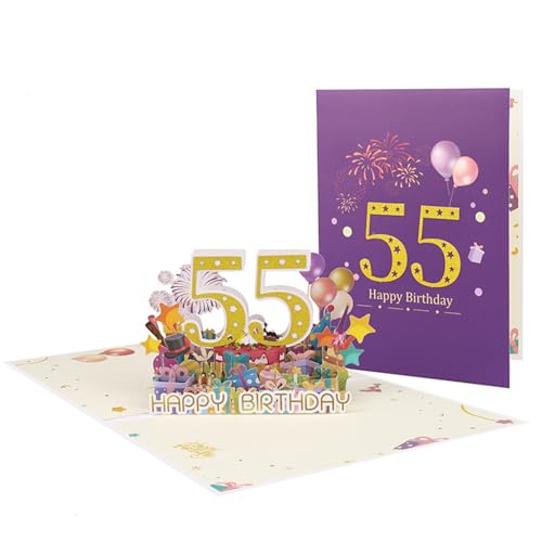 Tmboryuu Einzigartige Pyrotechnik Feierkarte Stilvolle Pyrotechnik 3D Popup Paper Geburtstag Grußkarte Für Freund Und Familie von Tmboryuu