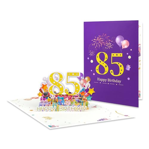 Tmboryuu Einzigartige Pyrotechnik Feierkarte Stilvolle Pyrotechnik 3D Popup Paper Geburtstag Grußkarte Für Freund Und Familie von Tmboryuu