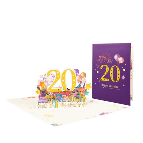 Tmboryuu Einzigartige Pyrotechnik Feierkarte Stilvolle Pyrotechnik 3D Popup Paper Geburtstag Grußkarte Für Freund Und Familie von Tmboryuu
