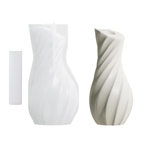 Vase Silikonform Epoxidharz Silikonformen Für Blütenvase Gipsdekoration Einfacher Demolding Silikonvase Formen von Tmboryuu