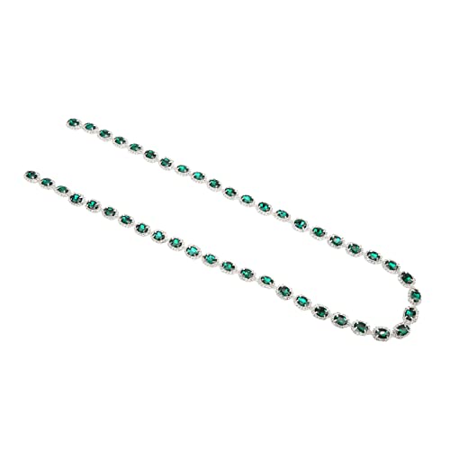 1 -Yard -Strassverkleidung, Handgefertigte Kristall Nahkettenverkleidung Fransen Zum Nähen Schmuckhandwerk DIY, Glänzend, Exquisite Made, Leuchtende Farben 1 -Yard -Strassverkleidung, Handgefertigte Kristall Nahkettenverkleidung Fransen Zum Nähen Schmuckhandwerk DIY, Glänzend, Exquisite Made, Leuchtende Farben von Tnfeeon