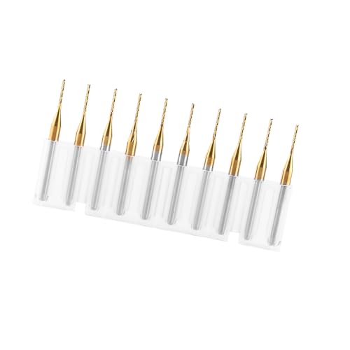 10 Pcs Wolfram -Carbid -Endmühle Gravurbits Frässchneider Zum Schneiden von 3,175 Mmx1mm 10 Pcs Wolfram -Carbid -Endmühle Gravurbits Frässchneider Zum Schneiden von 3,175 Mmx1mm von Tnfeeon