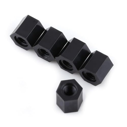 100pcs Black Nylon Isoliertes Hex -Standoff aus PA66, Glattes Gewindedesign, Breite Palette von Größen, Optimales Thermisches Management, Sichere Installation für die Montage der PCB -Schaltung (M3*6) 100pcs Black Nylon Isoliertes Hex -Standoff aus PA66, Glattes Gewindedesign, Breite Palette von Größen, Optimales Thermisches Management, Sichere Installation für die Montage der PCB -Schaltung (M3*6) von Tnfeeon
