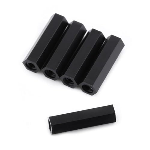 100pcs Black Nylon Isoliertes Hex -Standoff aus PA66, Glattes Gewindedesign, Breite Palette von Größen, Optimales Thermisches Management, Sichere Installation für die Montage der PCB -Schaltung 100pcs Black Nylon Isoliertes Hex -Standoff aus PA66, Glattes Gewindedesign, Breite Palette von Größen, Optimales Thermisches Management, Sichere Installation für die Montage der PCB -Schaltung von Tnfeeon