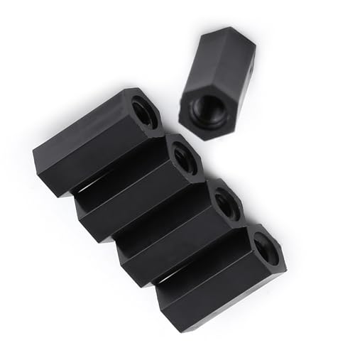 100pcs Black Nylon Isoliertes Hex -Standoff aus PA66, Glattes Gewindedesign, Breite Palette von Größen, Optimales Thermisches Management, Sichere Installation für die Montage der PCB -Schaltung 100pcs Black Nylon Isoliertes Hex -Standoff aus PA66, Glattes Gewindedesign, Breite Palette von Größen, Optimales Thermisches Management, Sichere Installation für die Montage der PCB -Schaltung von Tnfeeon