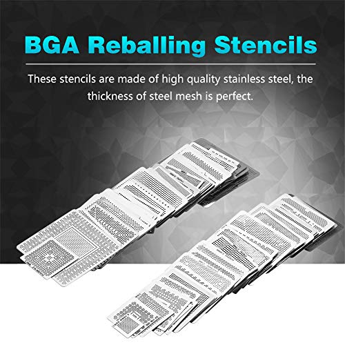 130pcs BGA -Wärmeschablonen Bequem Markierte Spezifikationen für Laptop -Desktop BGA Chips Spielel ohne Stahl 130pcs BGA -Wärmeschablonen Bequem Markierte Spezifikationen für Laptop -Desktop BGA Chips Spielel ohne Stahl von Tnfeeon