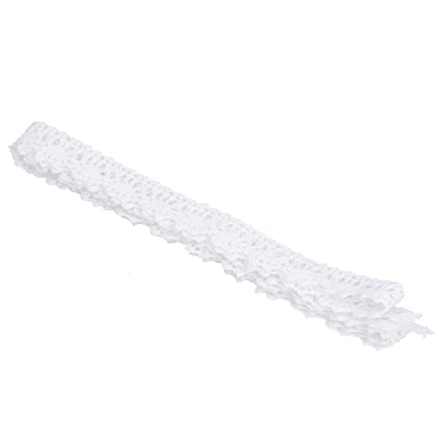 20 Yards Spitzenband, Häkelspitzenverkleidung Baumwollfaden Vintage Spitzenband, Beige Blumenmuster, Wiederverwendbares Material, Geschenkverpackung, DIY -Handwerk von Tnfeeon