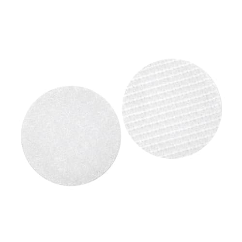 500 Paare Klare Runde Haken- und Schleifenbefestigungspunkte, Starke Haftung, Wiederverwendbare Selbstverkleidungspunkte für Handwerk, Schulprojekte, Büroorganisation, Premium Polyester, Nylon 500 Paare Klare Runde Haken- und Schleifenbefestigungspunkte, Starke Haftung, Wiederverwendbare Selbstverkleidungspunkte für Handwerk, Schulprojekte, Büroorganisation, Premium Polyester, Nylon von Tnfeeon