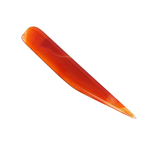 Achatmesser Burnisher, Achatschmuck Polierwerkzeuge, Bestehend aus Achatmaterial, Vier Größen, die Ihren Schmuck Wie Neu Leuchten Lassen, Alle Arten von Schmutz, Verbessertes Polieren mit Einem (9cm) von Tnfeeon