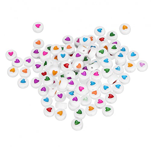 Bunte Anhänger-Armbänder, Schmuck-Set aus Acryl, 100 Stück, für Armbänder, Halsketten, Traumfänger, mit einem vielseitigen und lustigen und eleganten Design, mehrere Verwendungsmöglichkeiten von Tnfeeon