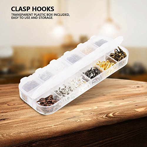DIY Lobster Clasp -Haken für Halskettenarmbandkette - Größe, Sehr Leicht zu öffnen und zu Schließen - Geeignet für Hausgemachten und Reparierten Schmuck - Set von 5 DIY Lobster Clasp -Haken für Halskettenarmbandkette - Größe, Sehr Leicht zu öffnen und zu Schließen - Geeignet für Hausgemachten und Reparierten Schmuck - Set von 5 von Tnfeeon