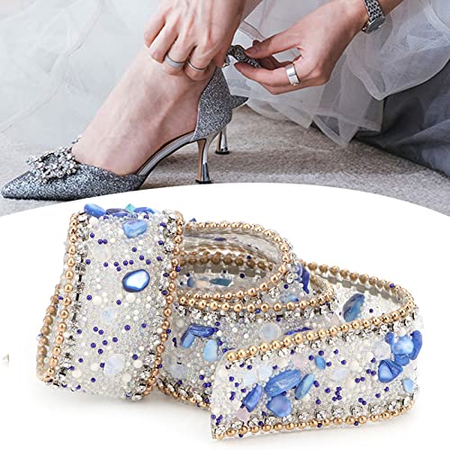 DIY Mesh Wrap Rollband für Dekoration, Sicheres und Langlebiges Material, Klebstoff, Anpassbar, Auffällig, Kleid/Kopfschmuck/Schuhe Dekoration (#6) von Tnfeeon