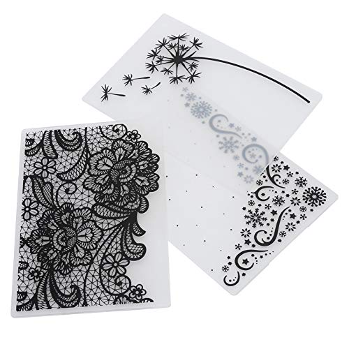 Erhöhte Entwürfe, Einfach zu Bedienende, Vielseitige Anwendungsdämpferordner für Papierhandwerk, Kompatibel mit den Meisten Maschinen, 14,7 X 10,3 Cm Größe, Hochwertiges Kunststoffmaterial von Tnfeeon
