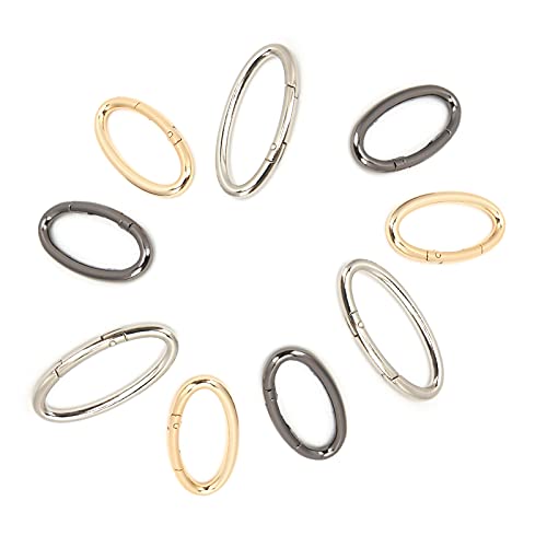 Multifunktionales Hardware-Set in Form 0 mit Ringschnallen, schnelle Verbindung für Kordelkettengurte, 3 Farben für Regalgeräte (S) (M) (L) von Tnfeeon