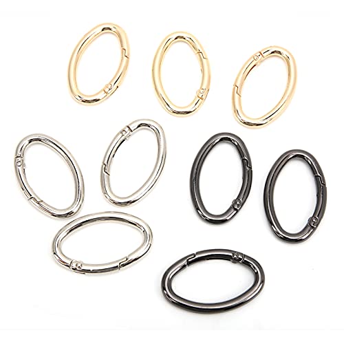 Multifunktionales Hardware-Set in Form 0 mit Ringschnallen, schnelle Verbindung für Kordelkettengurte, 3 Farben für Regalgeräte (S) (M) von Tnfeeon
