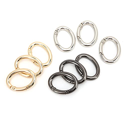 Multifunktionales Hardware-Set in Form 0 mit Ringschnallen, schnelle Verbindung für Kordelkettengurte, 3 Farben für Regalgeräte (S) von Tnfeeon