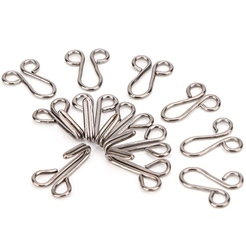 Pelzmantel Abdeckung der ausgezeichneten Berührung Nagelneu für Pullover Unterwäsche 10 Pc's (Befestigen Sie den Bronze Kragenhaken mit einem Durchmesser von) (Fixed mit 2,8 cm Durchmesser hellen von Tnfeeon