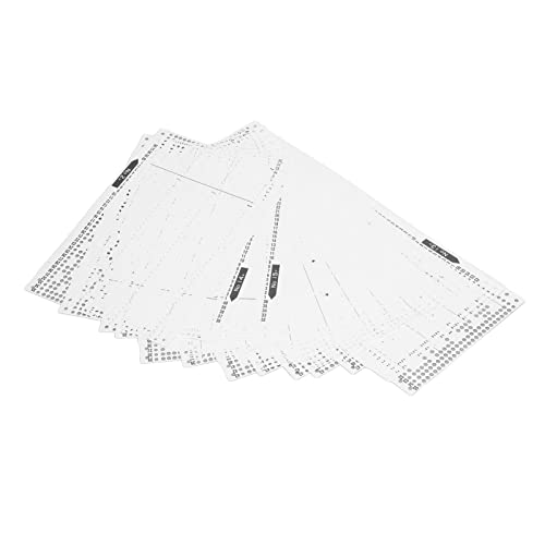Strickmaschinen -Punchkarte, Weiches Kunststoffmaterial, Genaues Werkzeug, 15 Teile Nr. 1 Bis Nr. 15, Weit Verbreiteter, Austausch für Beschädigtes Zubehör, das Notwendige Werkzeug, das für Strickmaschinen -Punchkarte, Weiches Kunststoffmaterial, Genaues Werkzeug, 15 Teile Nr. 1 Bis Nr. 15, Weit Verbreiteter, Austausch für Beschädigtes Zubehör, das Notwendige Werkzeug, das für von Tnfeeon