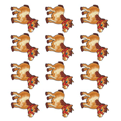 Tnfeeon 12pcs Sticker Stoffaufkleber Eisenmotiv Applikationen für Kleidung DIY Arts Craft Sew Making Making von Tnfeeon