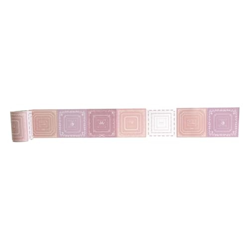 Tnfeeon 80 Blätter Weißer Kraftpapier Dekorativer Klebebandaufkleber, DIY Scrapbook Tape - Klebebänder für Journaling, Handwerk, mit von Tnfeeon