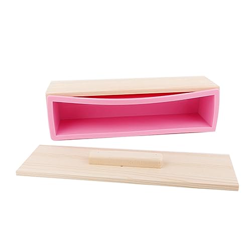 Tnfeeon 900 Ml Silikonseife Schimmel mit Deckel Zum Backen von Eisschokolade, DIY -Werkzeug für Handgefertigte Seife, Rosa Tnfeeon 900 Ml Silikonseife Schimmel mit Deckel Zum Backen von Eisschokolade, DIY -Werkzeug für Handgefertigte Seife, Rosa von Tnfeeon