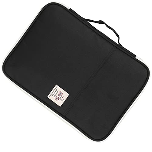Tnfeeon A4 -Dokumentorganisator zu Einem Mehrfachen Taschendesign, das für Kurzfristige Geschäftsreisen Geeignet Ist (BLACK) von Tnfeeon