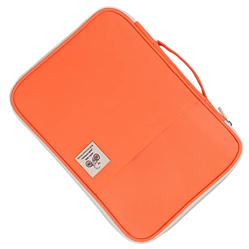 Tnfeeon A4 -Dokumentorganisator zu Einem Mehrfachen Taschendesign, das für Kurzfristige Geschäftsreisen Geeignet Ist (Orange und gelb) von Tnfeeon