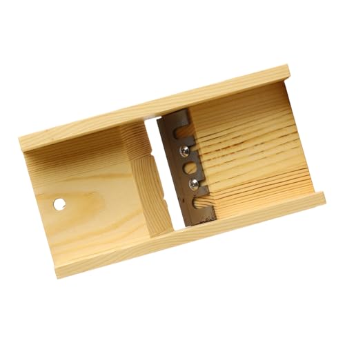 Tnfeeon DIY Verstellbare Seifenschupper Edelstahlblattkiefern Holzseife Trimmer für Geformte Handgefertigte Seifen, Ideal für Seife und Kerzenherstellung von Tnfeeon