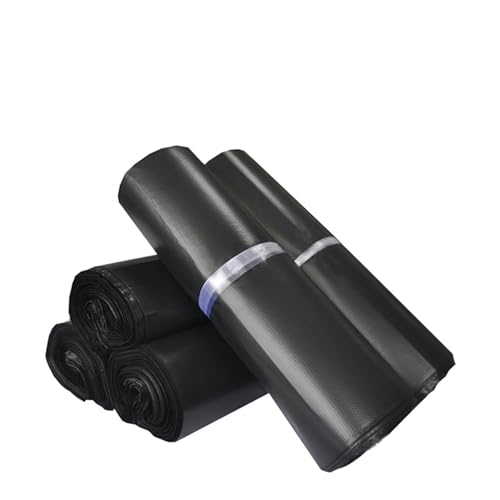 Tnfeeon Express Verpackungsbeutel Wasserdickte PE -Kurier -Kleidung Aufbewahrungspacktasche (Schwarz (11 Seide)) von Tnfeeon