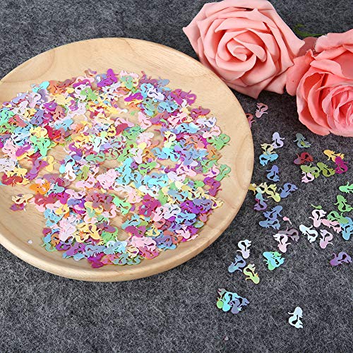 Tnfeeon Exquisite Farbenfrohe Paillettenparty Konfetti -Nageldekoration Material DIY für Birlesse/Hochzeit Parte 60g Sag (Schönheit) von Tnfeeon