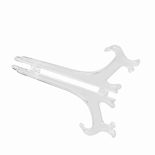 Tnfeeon Faltbare Kunststoff-Hosenständer, wiederverwendbar, 10 Stück, für Präsentation von Bilderrahmen (17,5 cm) (20 cm) von Tnfeeon