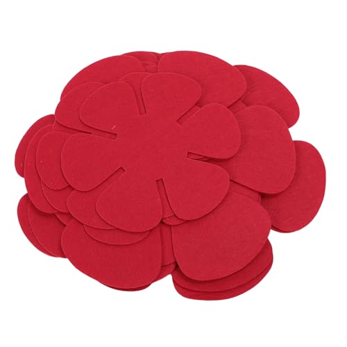 Tnfeeon Filz Pan Protector Separatoren zur Konservierung von 12-Propcs-Herden mit der Beschichtungsbeschichtung (rot) von Tnfeeon